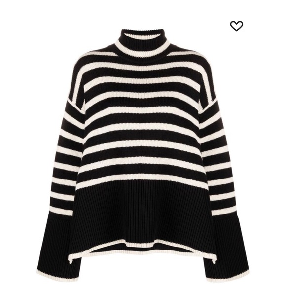 Toteme Signature Stripe Turtleneck Sweater - Picture 9 of 11
